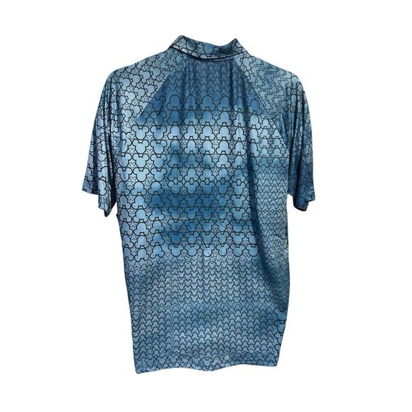 Run Disney Polo Shirt Adult Blue Mickey Mouse Run Disney All Over Print New 2024 - Picture 2 of 5